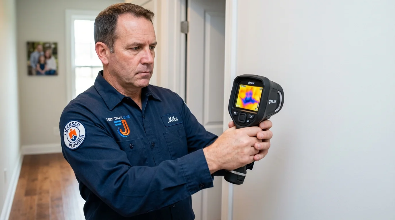 Thermal imaging leak detection by Johns Plumbing LLC in Maricopa